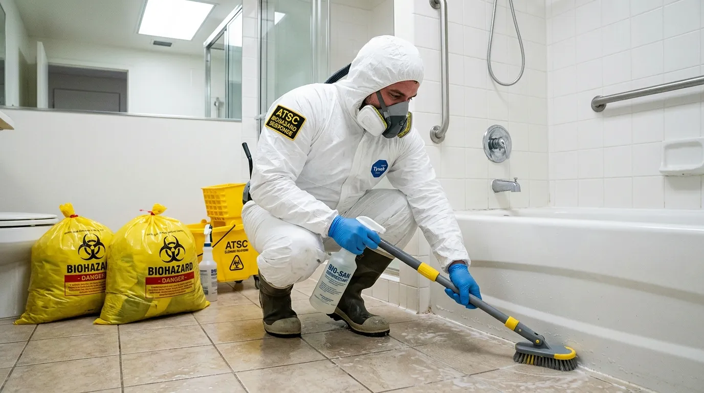 Decontamination equipment deployed for Blood Cleanup in Acworth